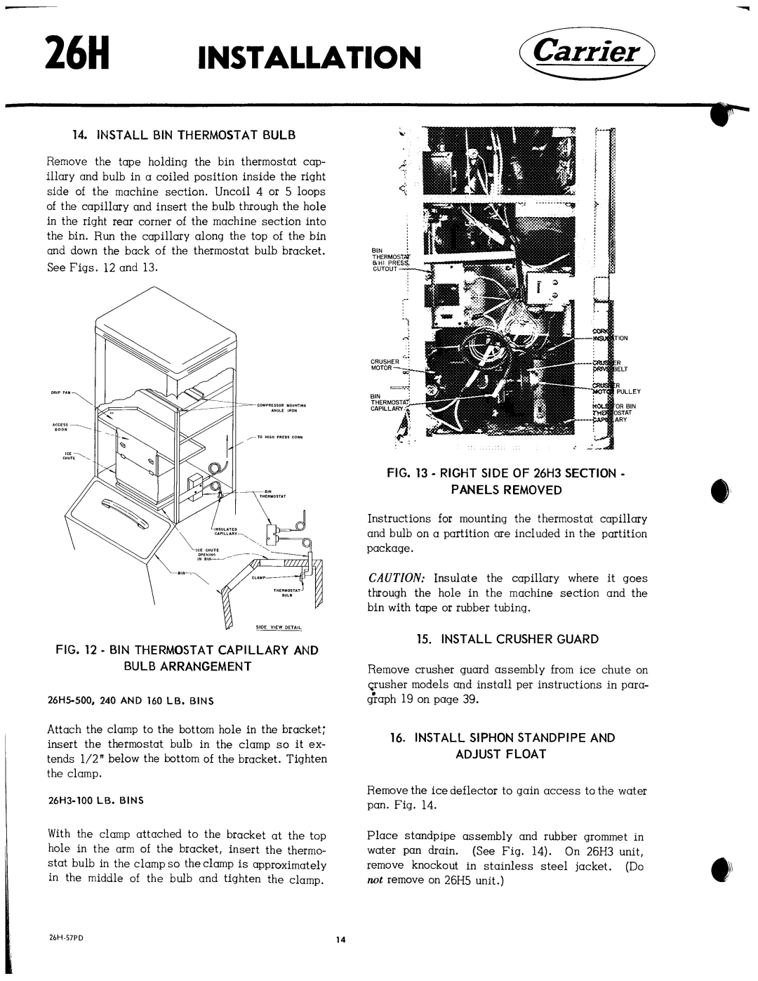 Carrier 26H manual 