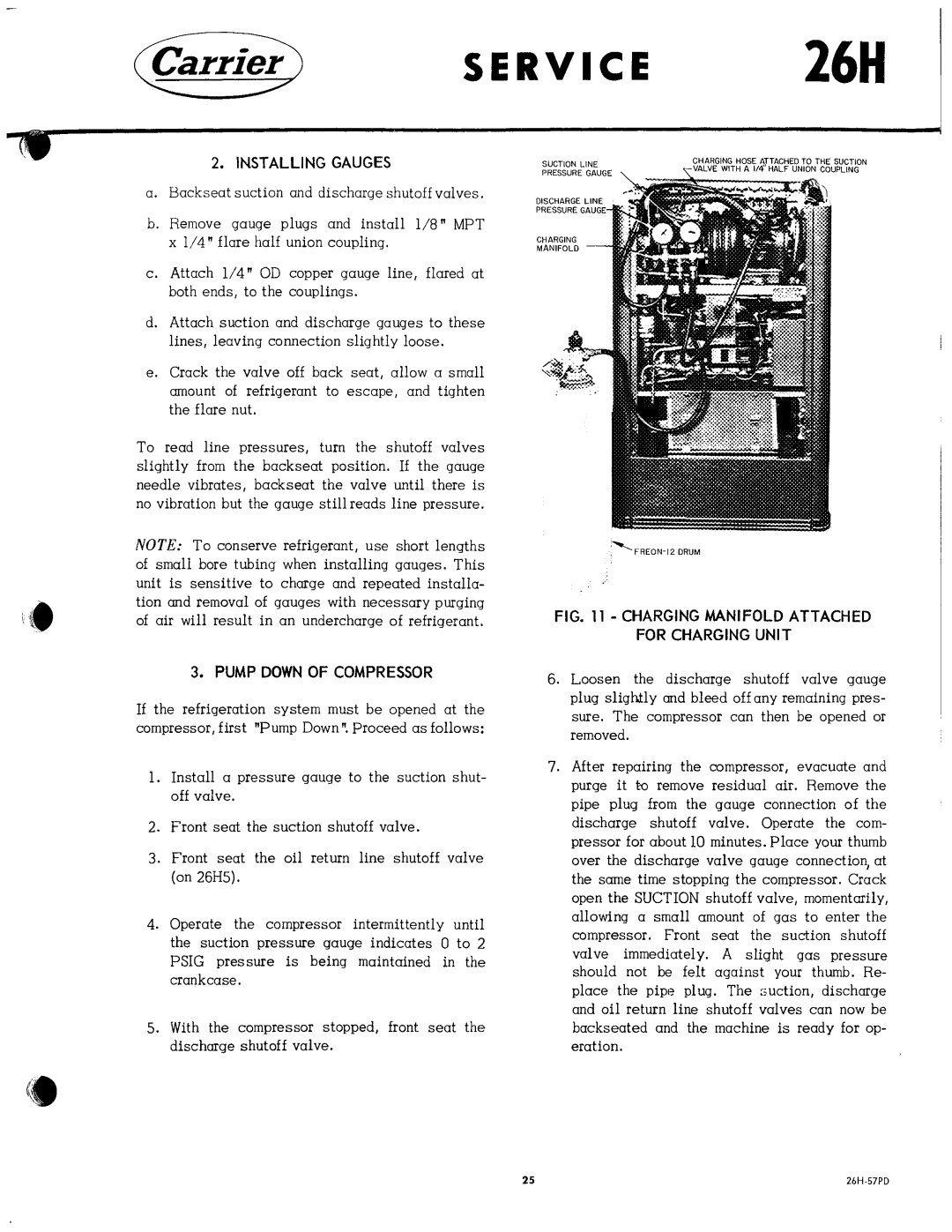 Carrier 26H manual 