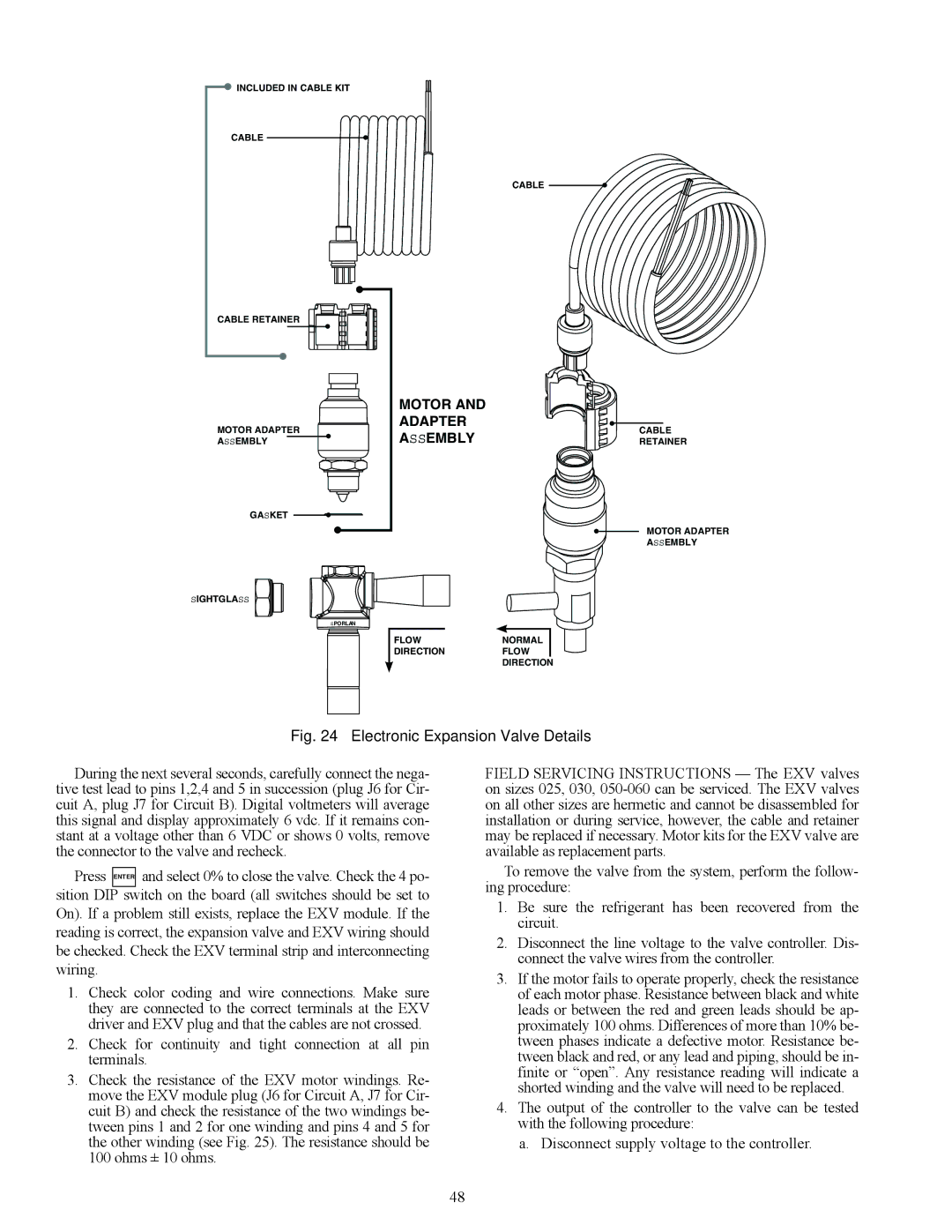 Carrier 30RAP010-060 specifications A30-4971, Electronic Expansion Valve Details 