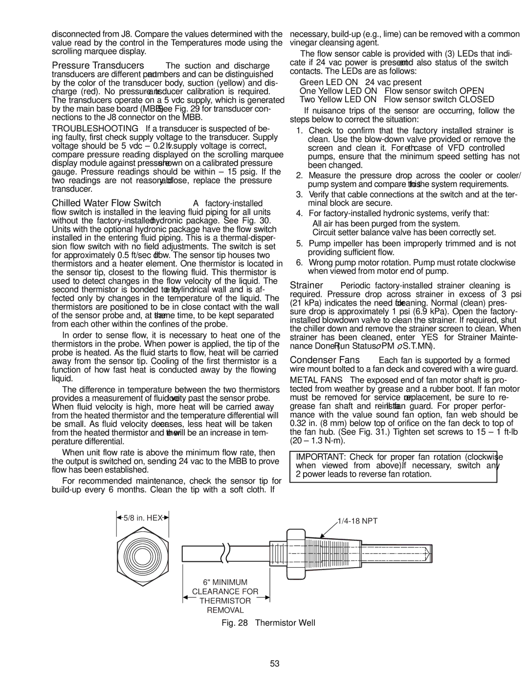 Carrier 30RAP010-060 specifications Thermistor Well 