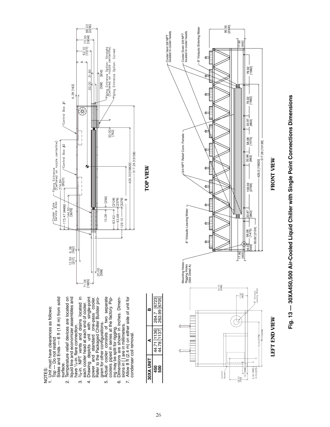 Carrier 30XA080-500 specifications 450, A30-4183 