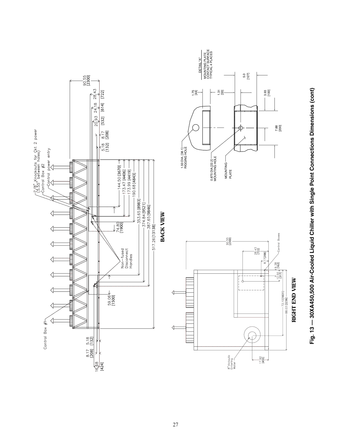 Carrier 30XA080-500 specifications A30-418 