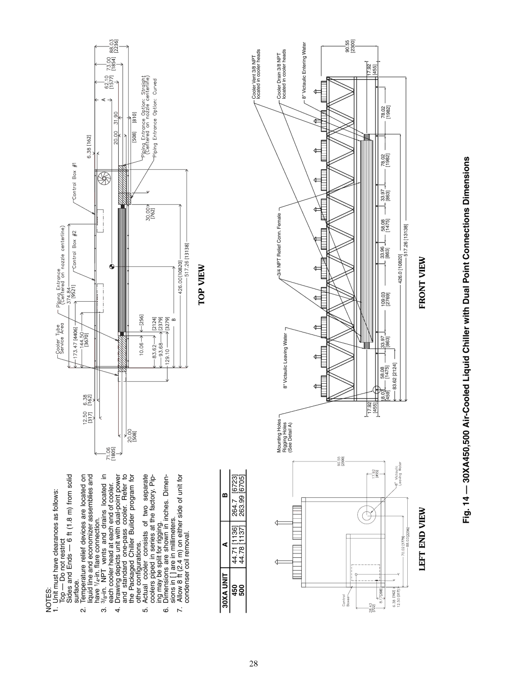 Carrier 30XA080-500 specifications A30-41 