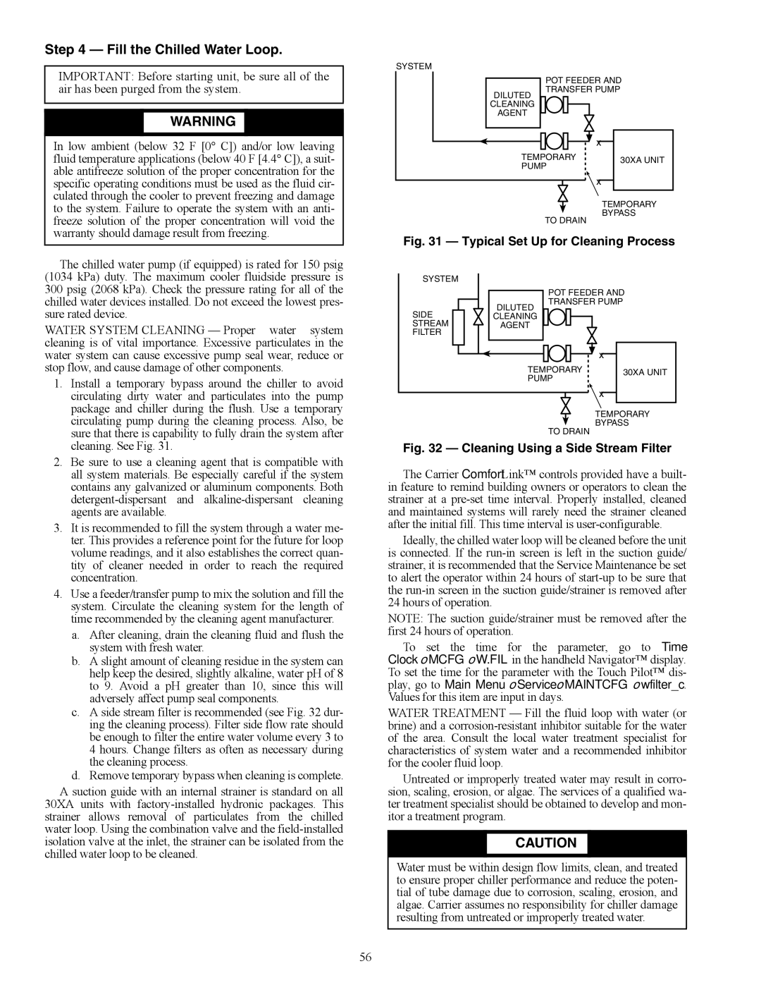 Carrier 30XA080-500 specifications A30-4411, A30-4412 