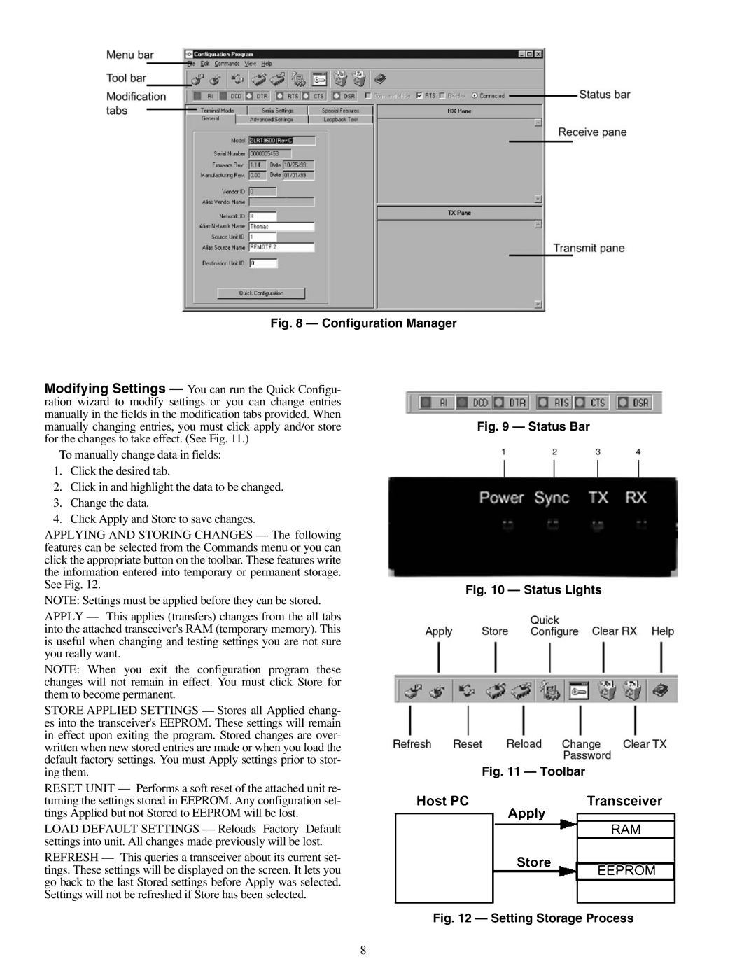 Carrier 33CNOAANT1, 33CNSNGMOD, 33CNWIRMOD specifications Configuration Manager 