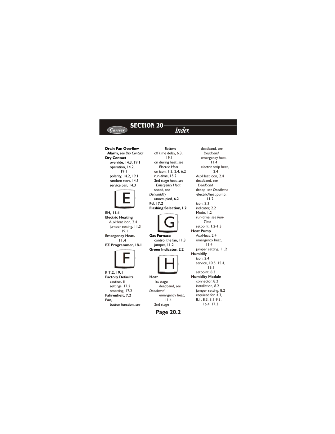 Carrier 33CS400-01 owner manual Electric Heating 