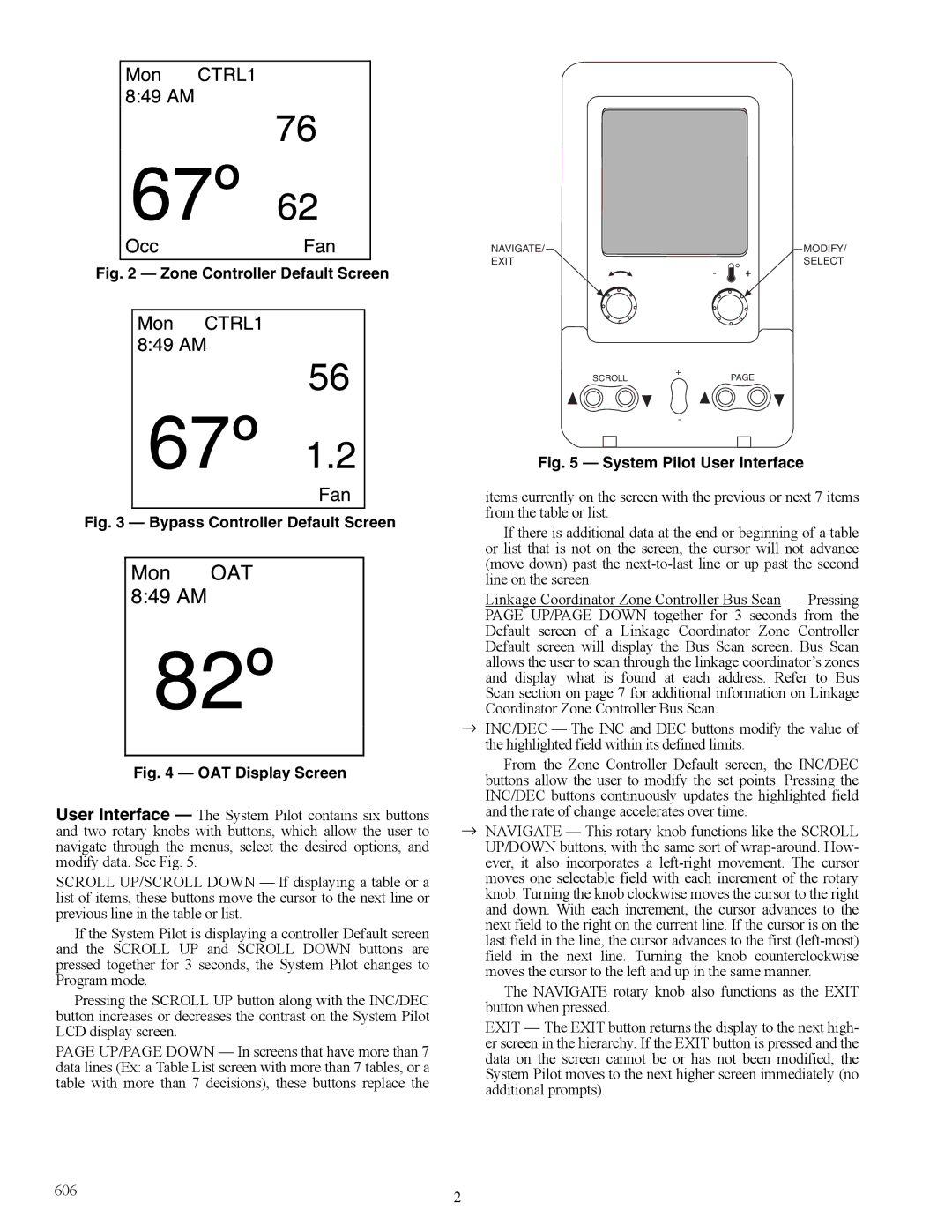 Carrier 33PILOT-01 owner manual Zone Controller Default Screen 