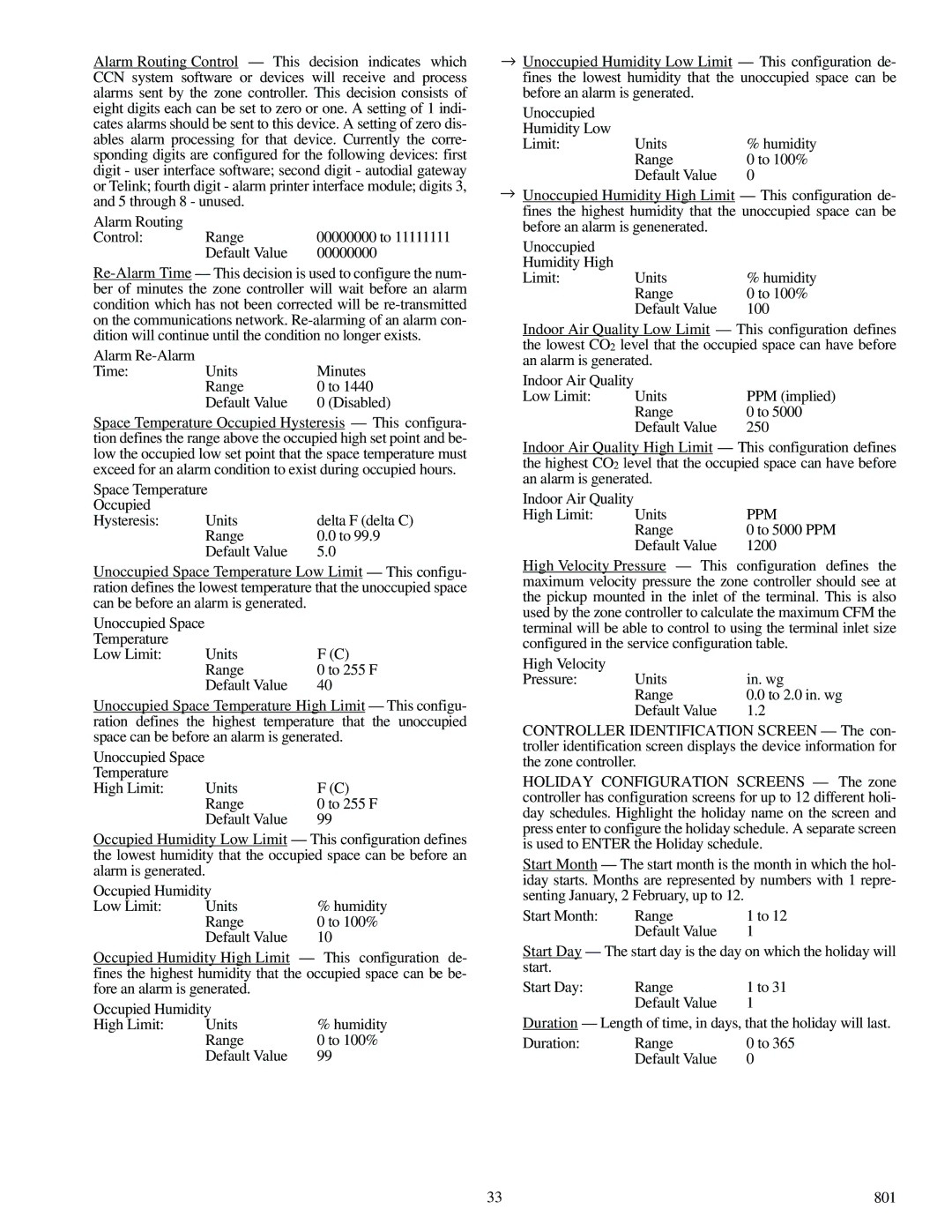 Carrier 33ZCFANTRM, 33ZCVAVTRM, 33ZCSECTRM specifications Ppm 