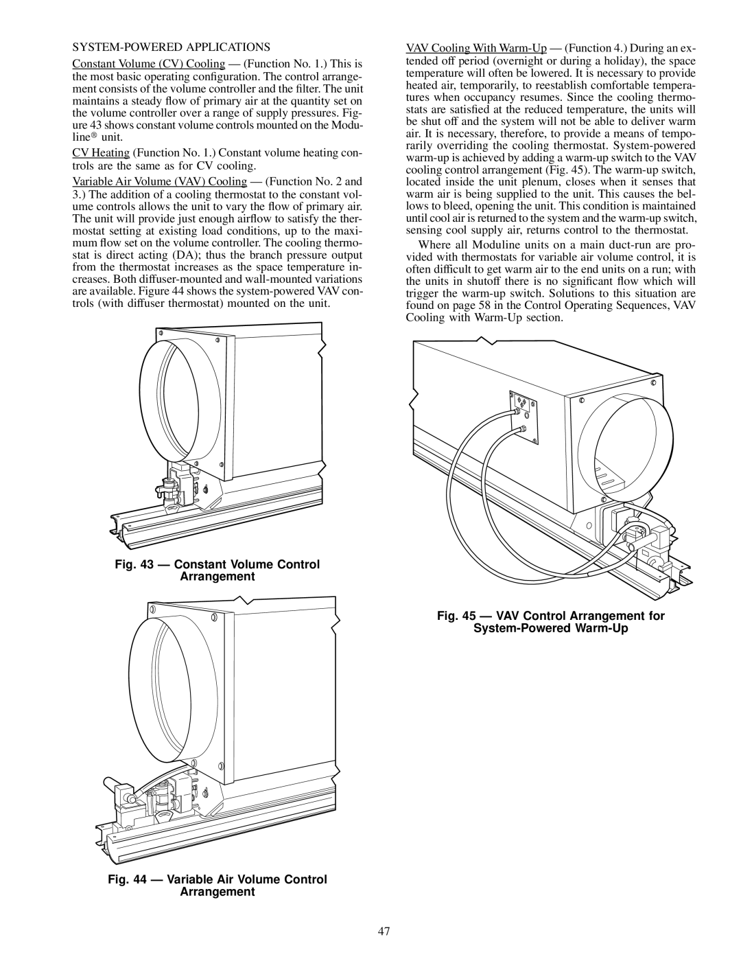 Carrier 37HS specifications Constant Volume Control Arrangement 