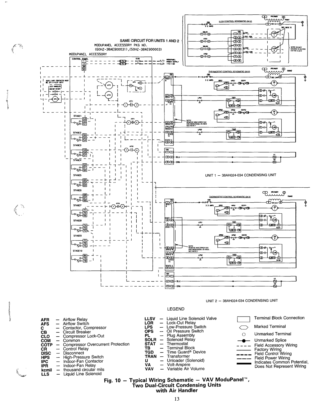 Carrier 38AH024-034 manual 