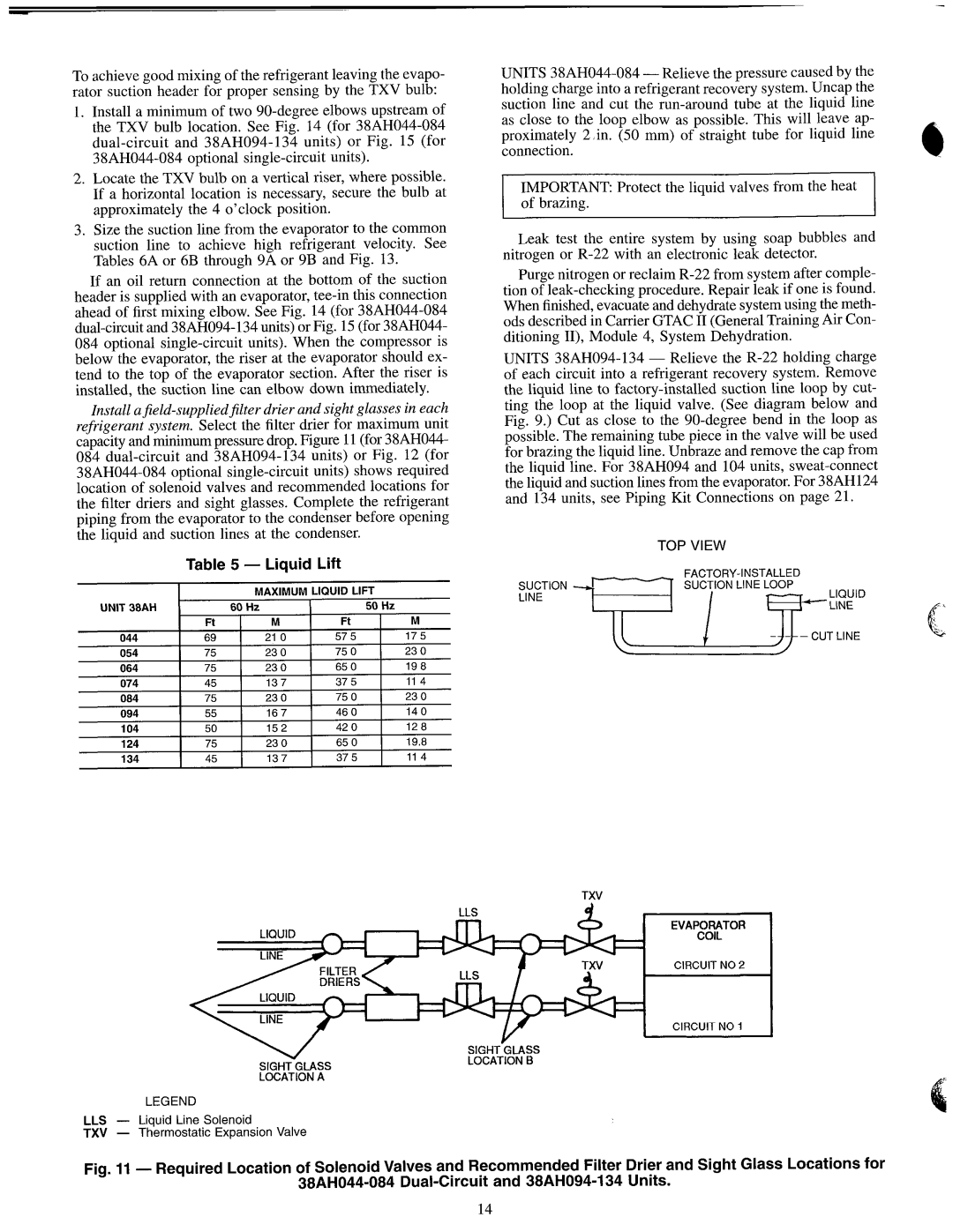 Carrier 38AH044-134 manual 