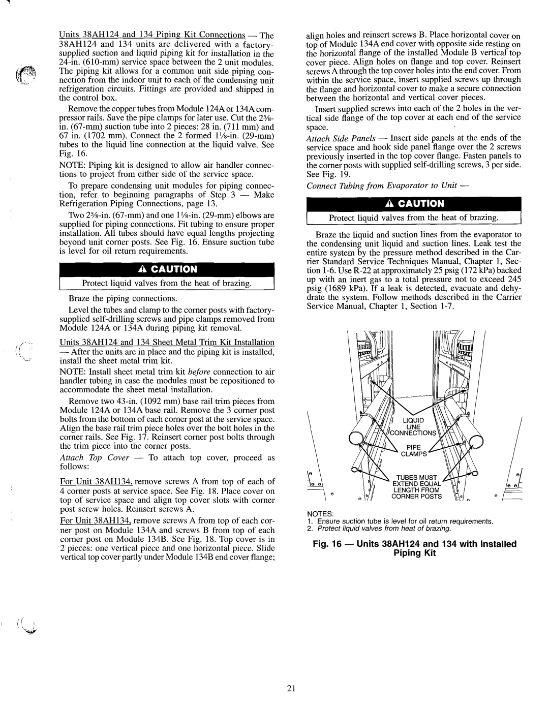 Carrier 38AH044-134 manual 