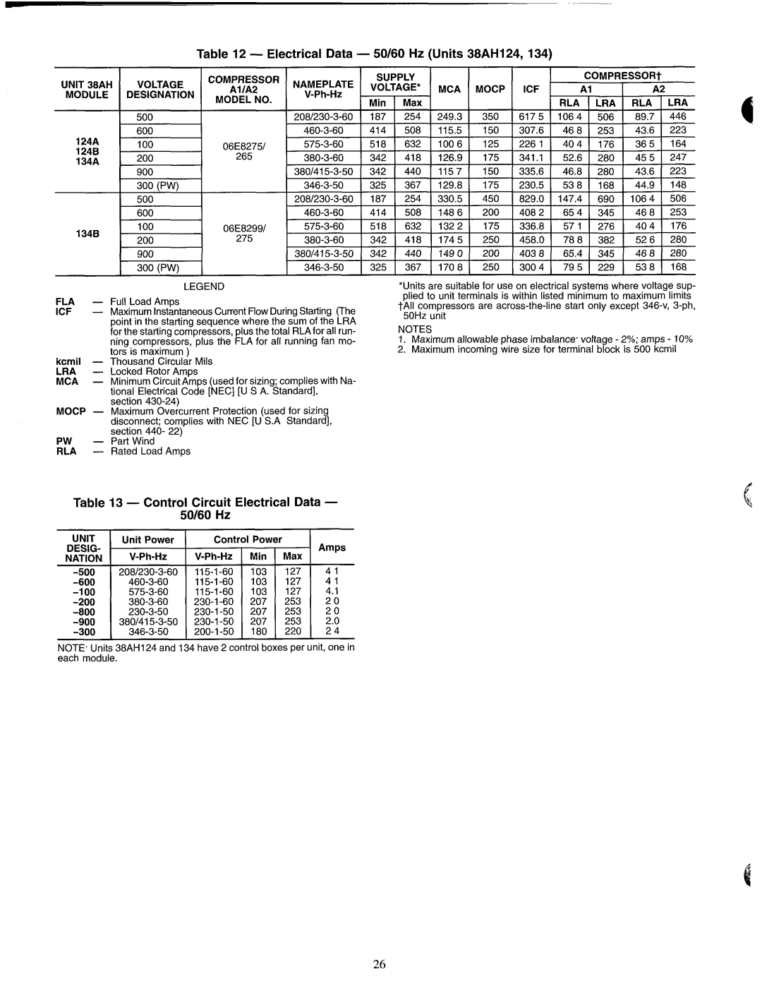 Carrier 38AH044-134 manual 