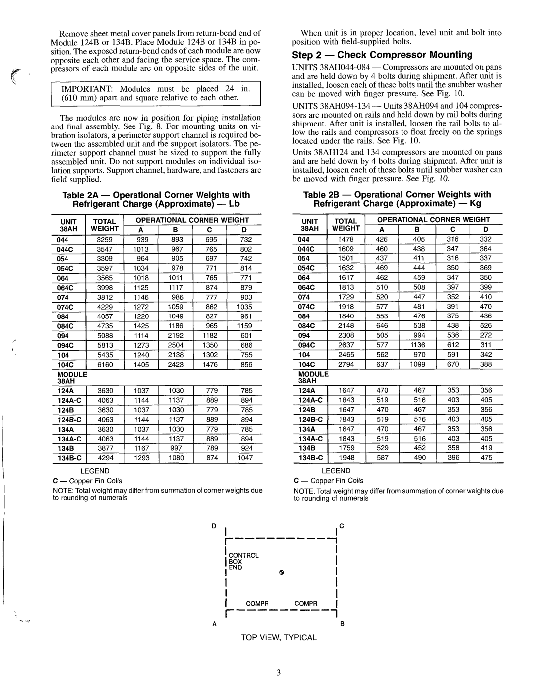 Carrier 38AH044-134 manual 