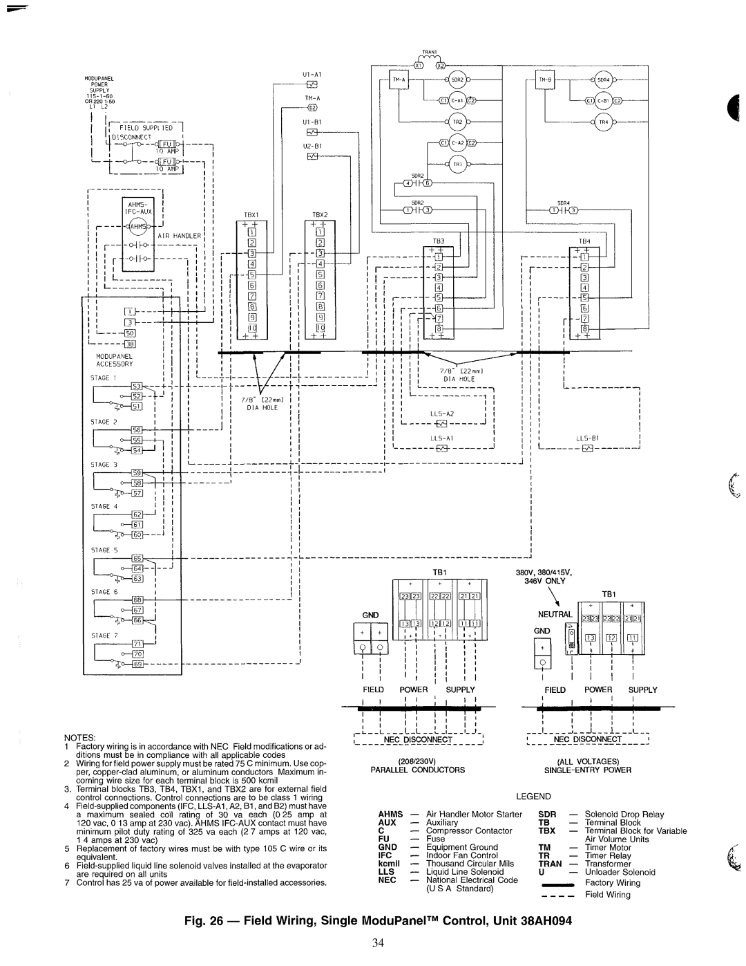 Carrier 38AH044-134 manual 