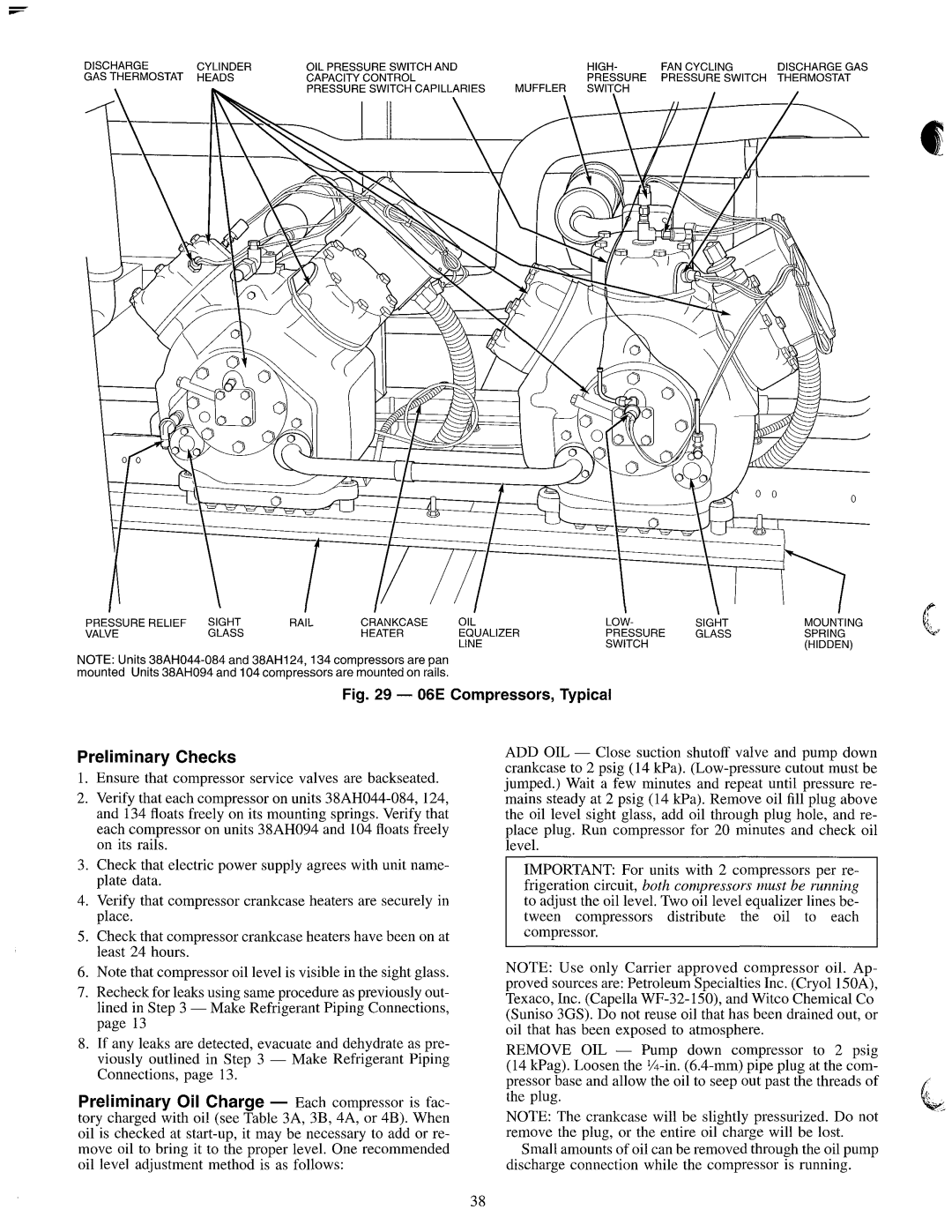 Carrier 38AH044-134 manual 