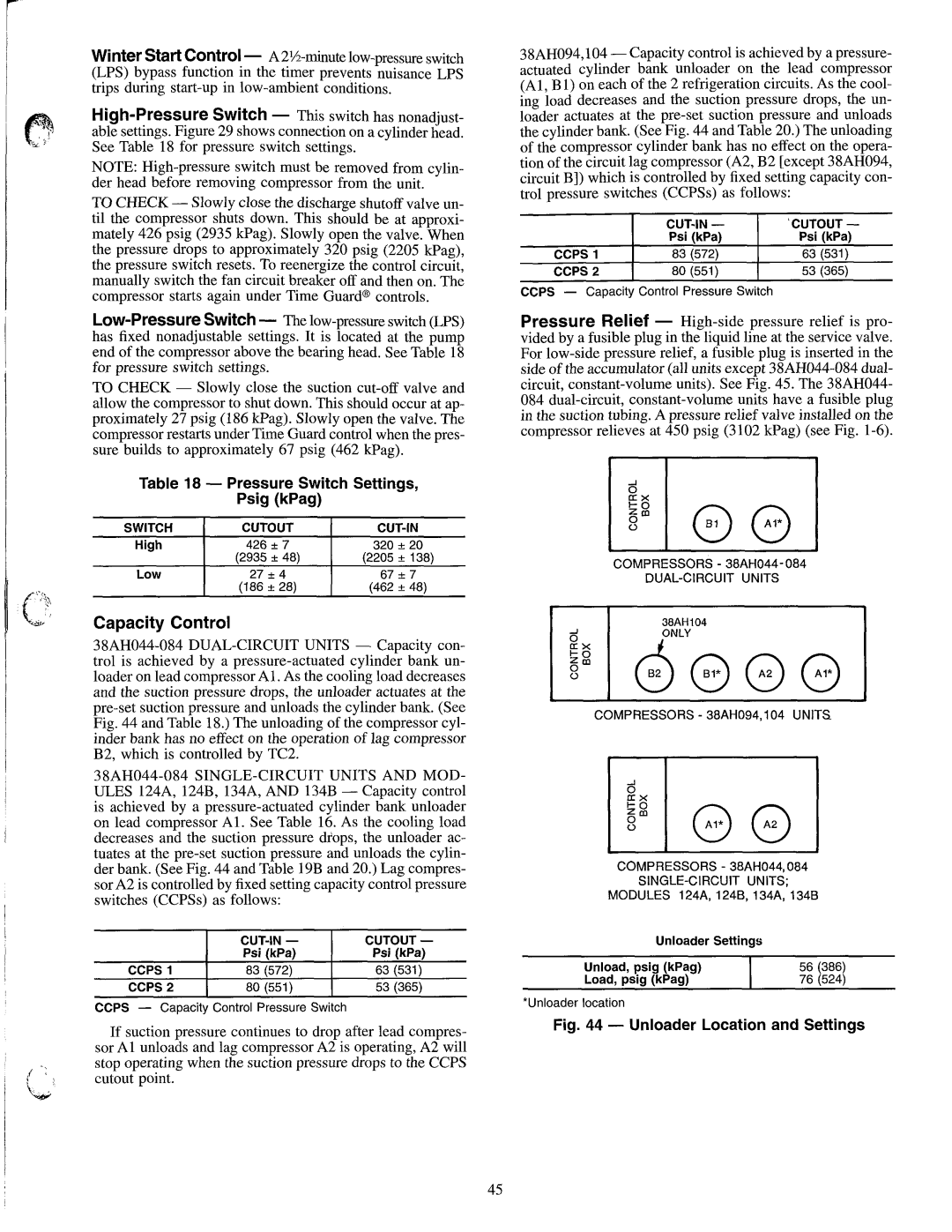 Carrier 38AH044-134 manual 