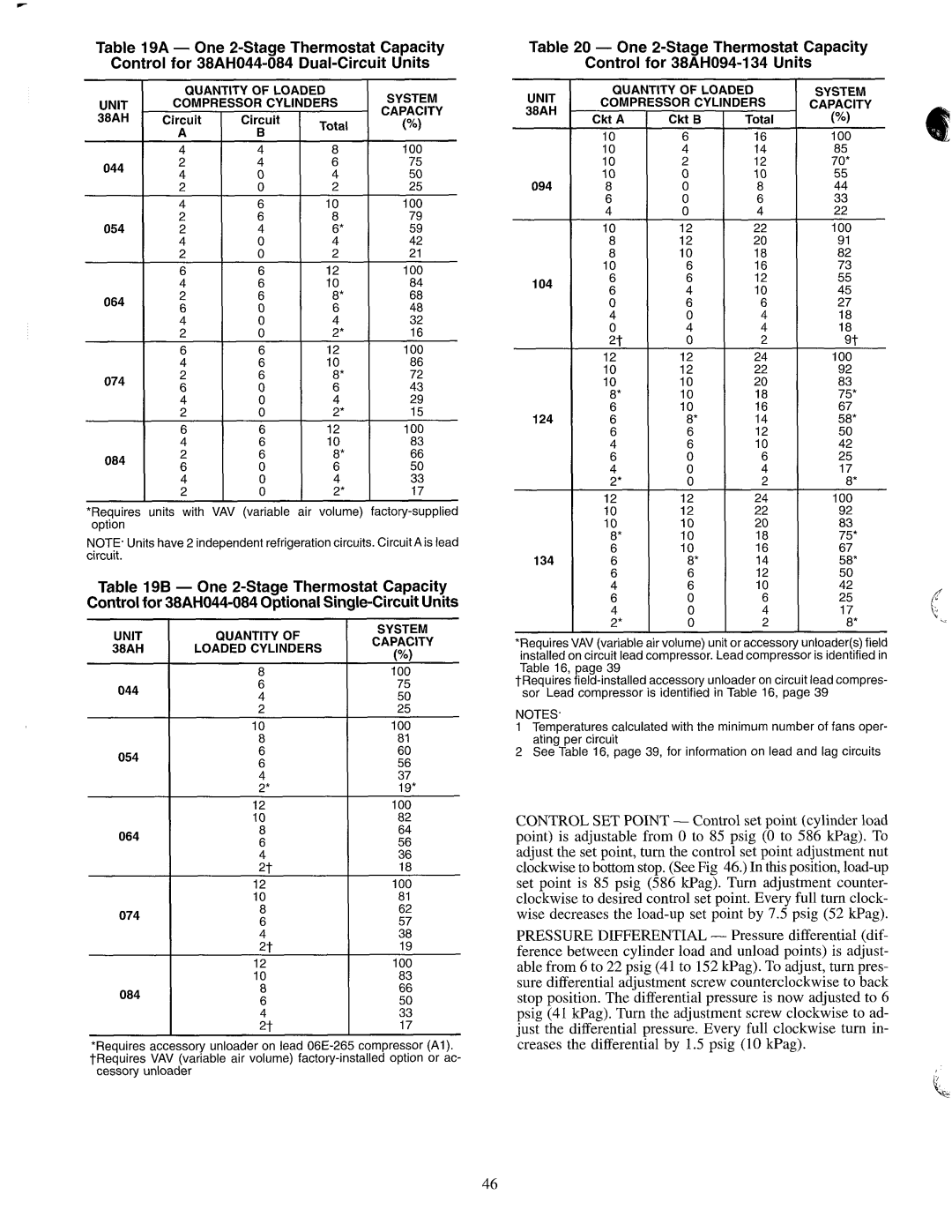 Carrier 38AH044-134 manual 