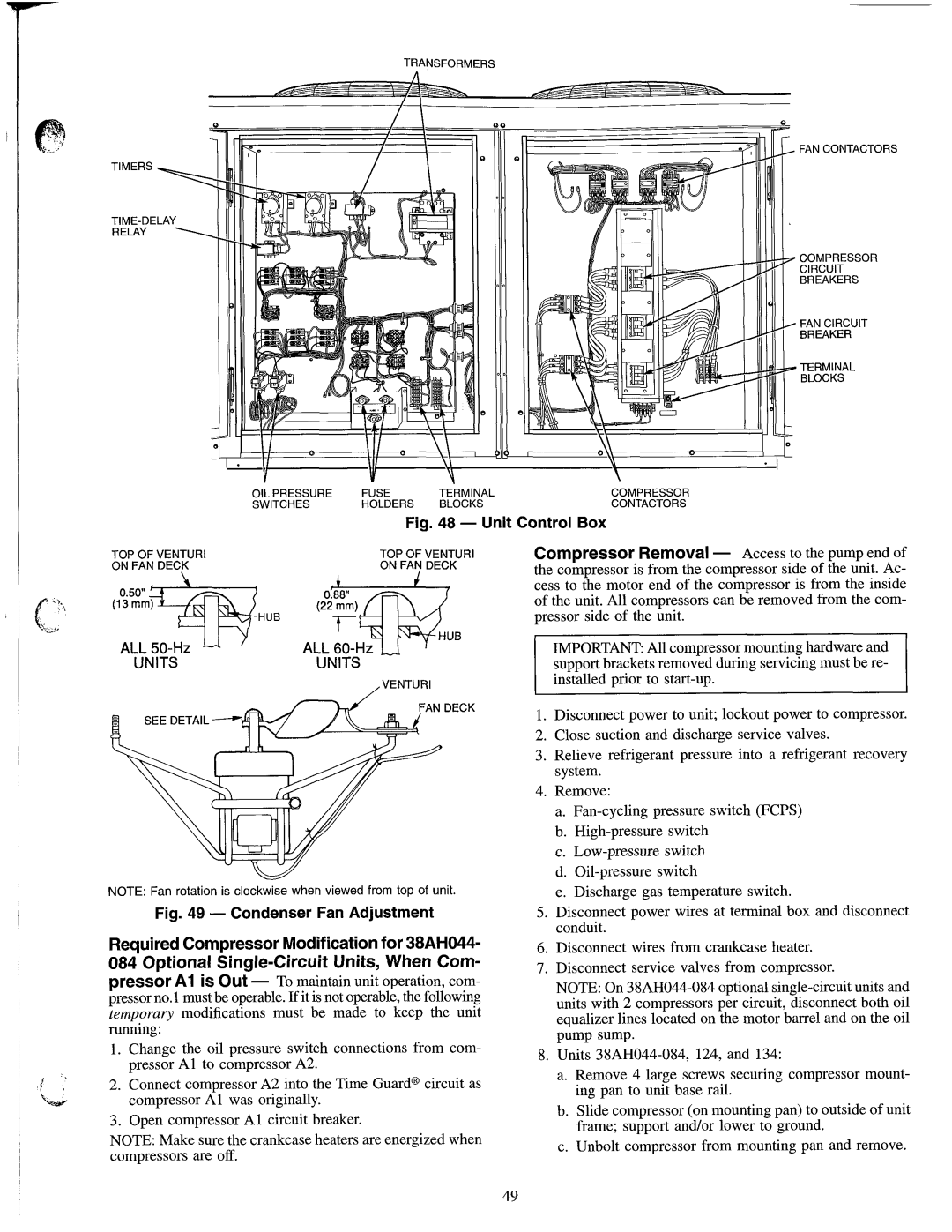 Carrier 38AH044-134 manual 