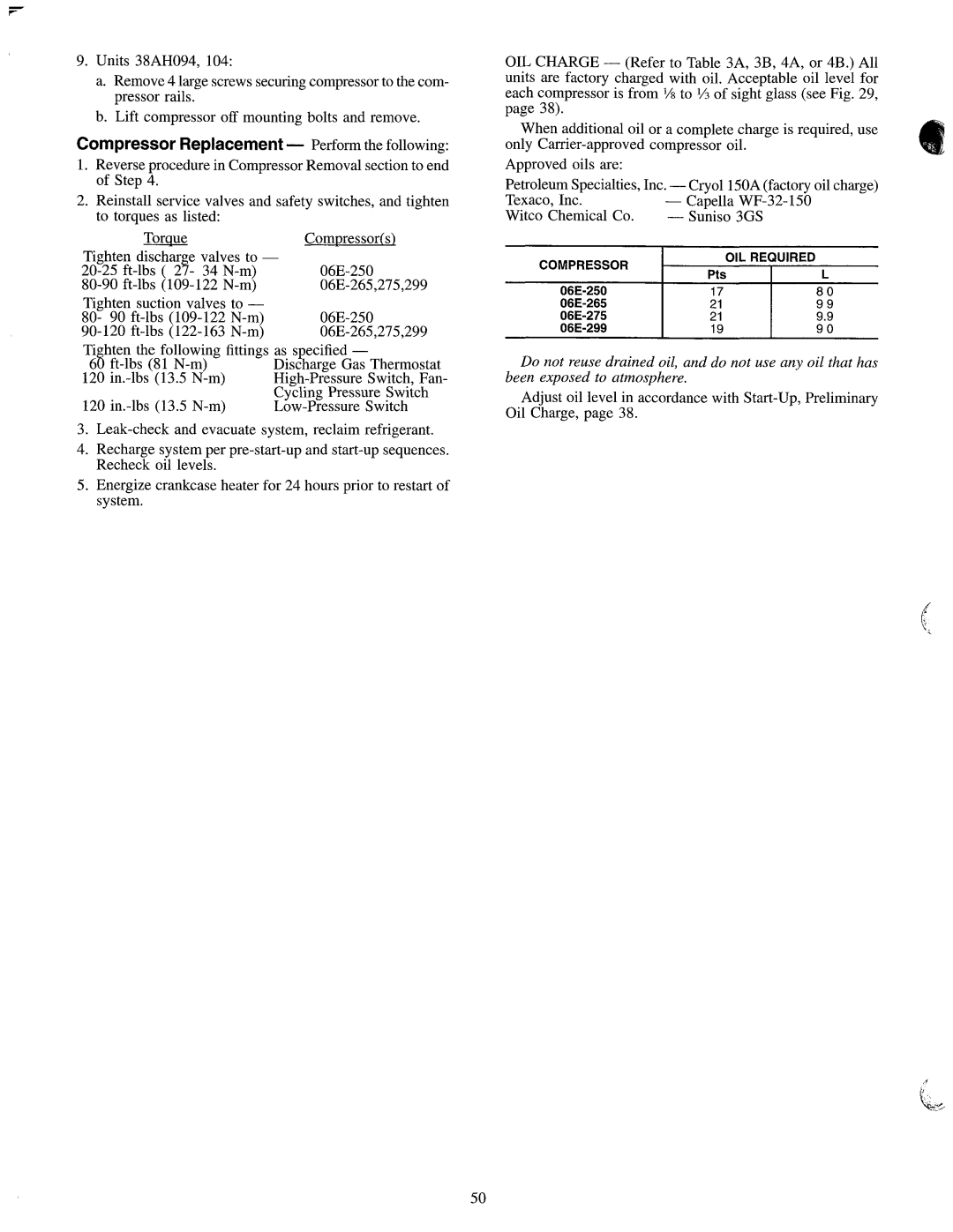 Carrier 38AH044-134 manual 