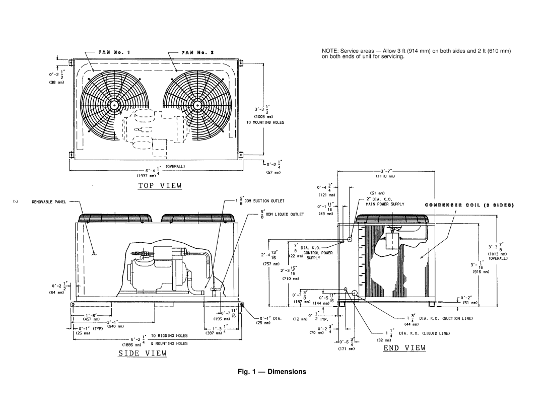 Carrier 38AKS013-024 specifications Dimensions 