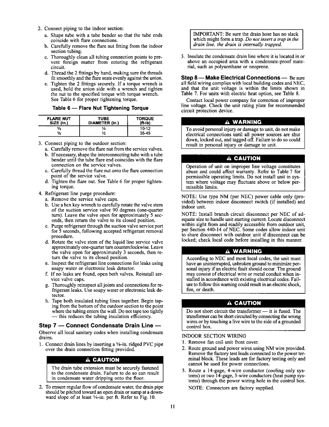 Carrier 38AN,BK specifications Flare Nut Tightening Torque, PR ,LI-1,II, Ij i, Flare NUT Tube Torque 