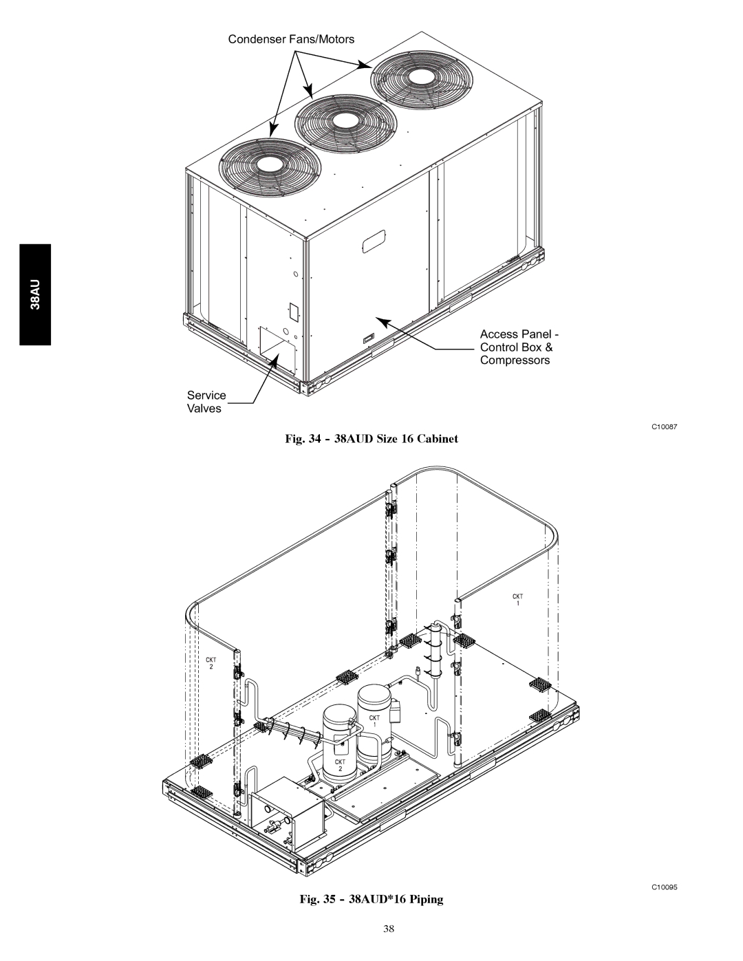 Carrier appendix 38AUD Size 16 Cabinet 