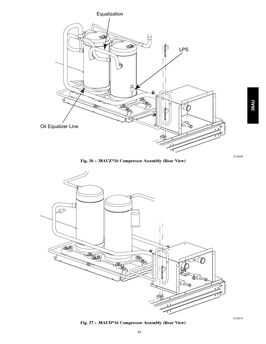 Carrier 38AU appendix Lps 