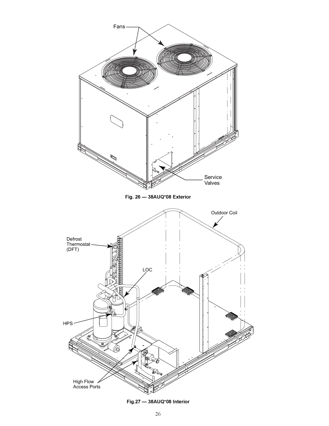 Carrier appendix 38AUQ*08 Exterior 