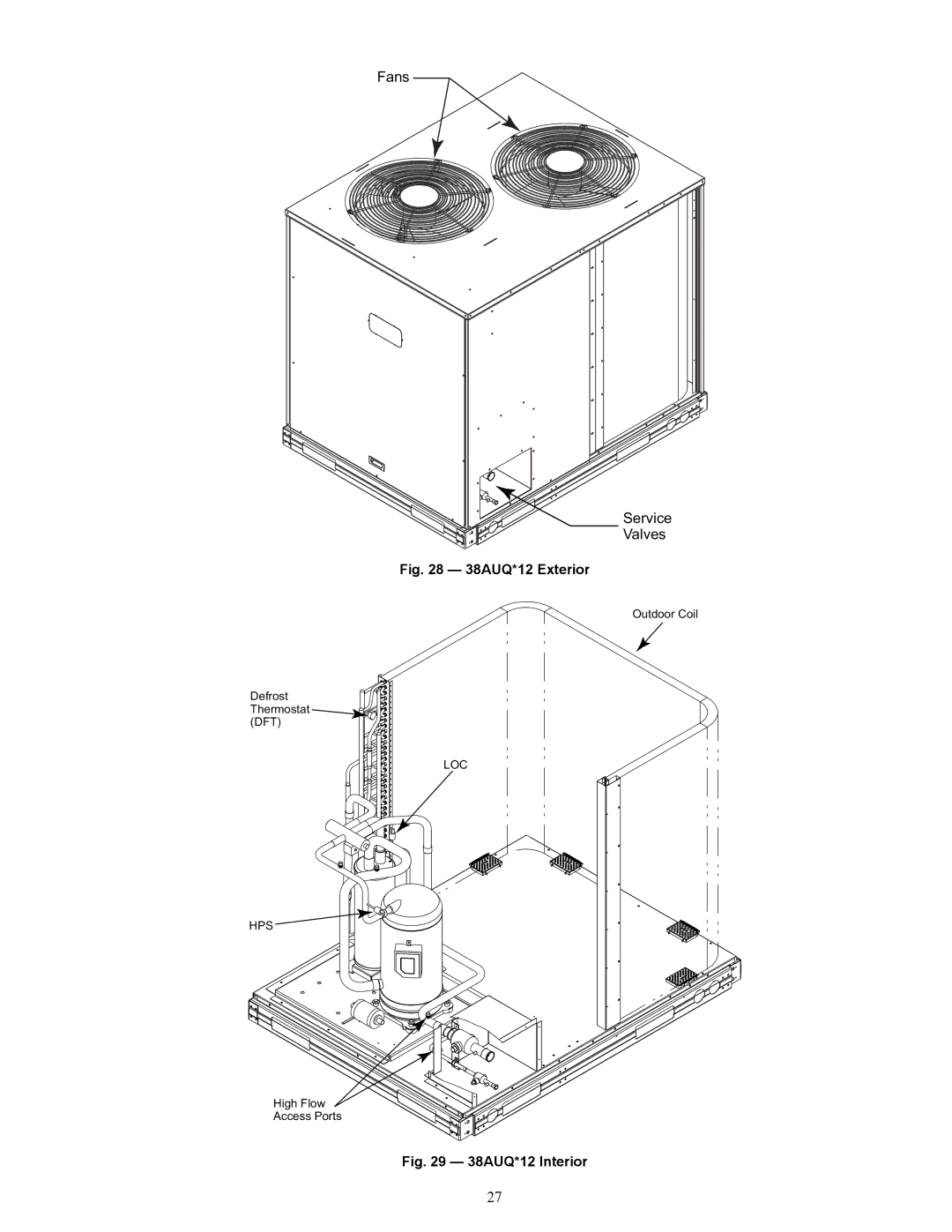 Carrier appendix 38AUQ*12 Exterior 