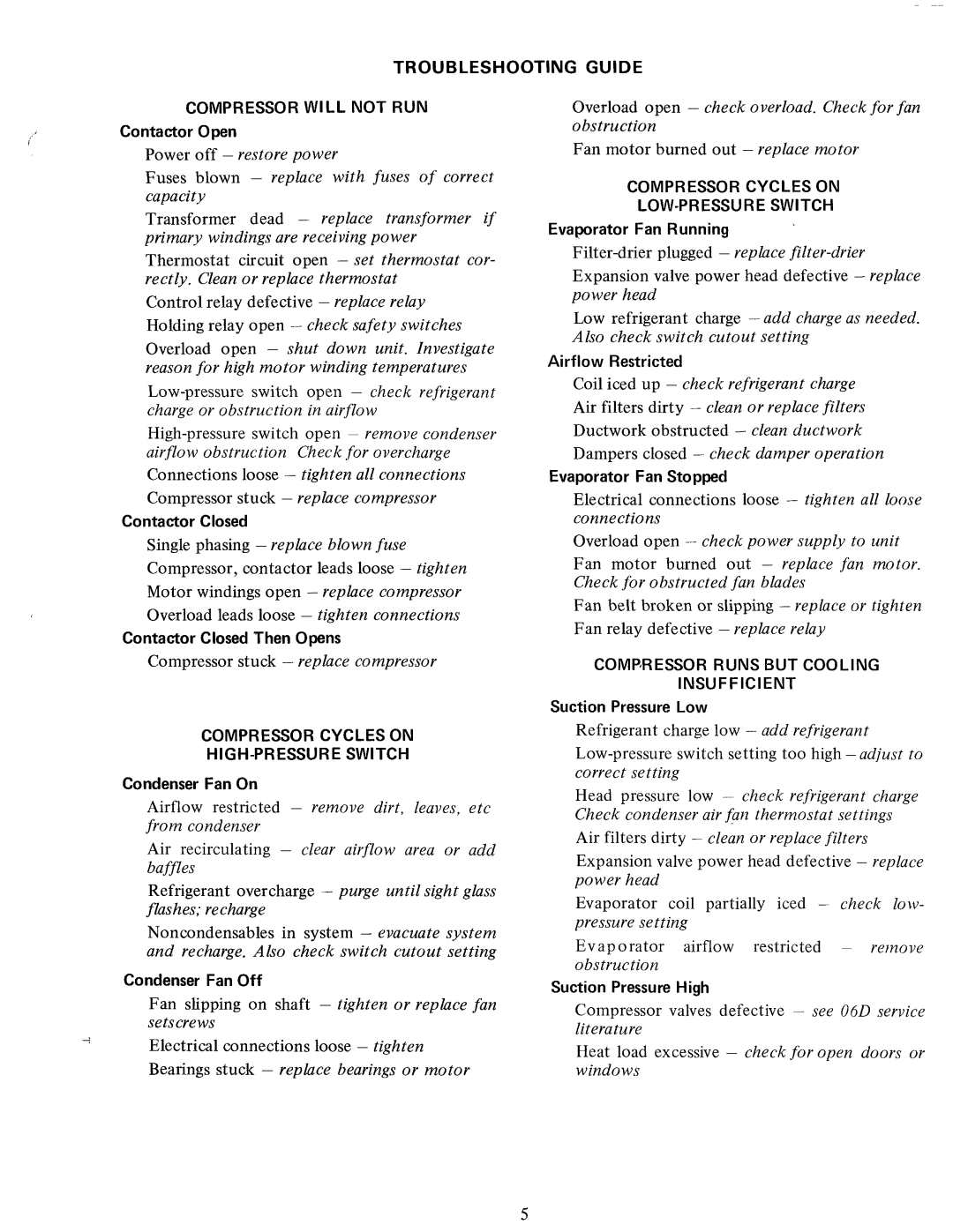 Carrier 38BA manual 