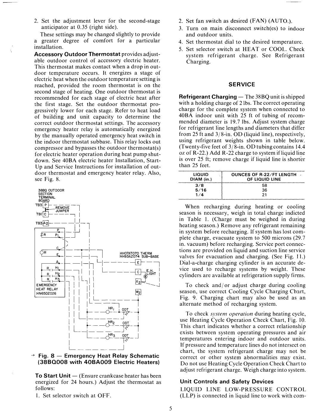 Carrier 38BQ manual 