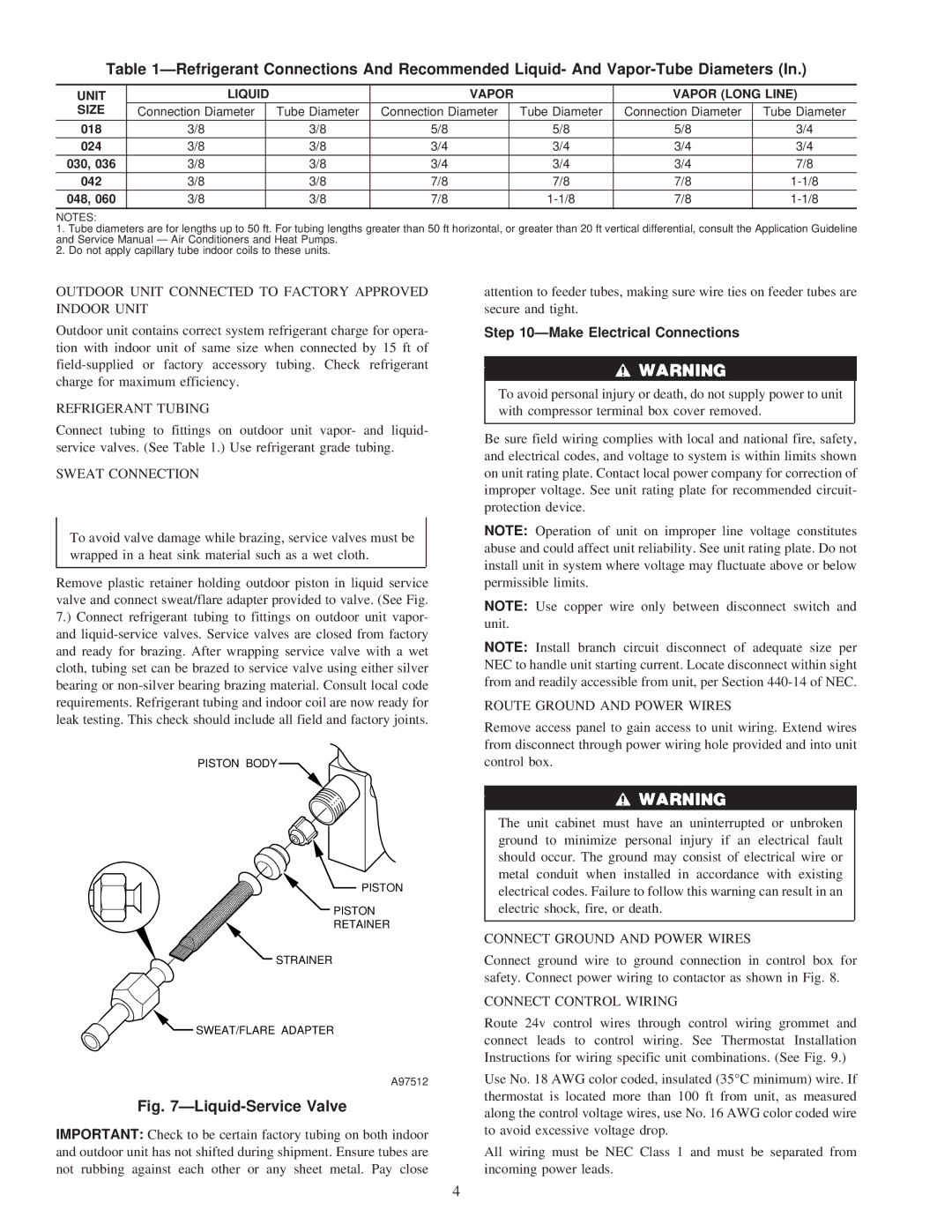 Carrier 38BYC, 38BYG instruction manual Make Electrical Connections 