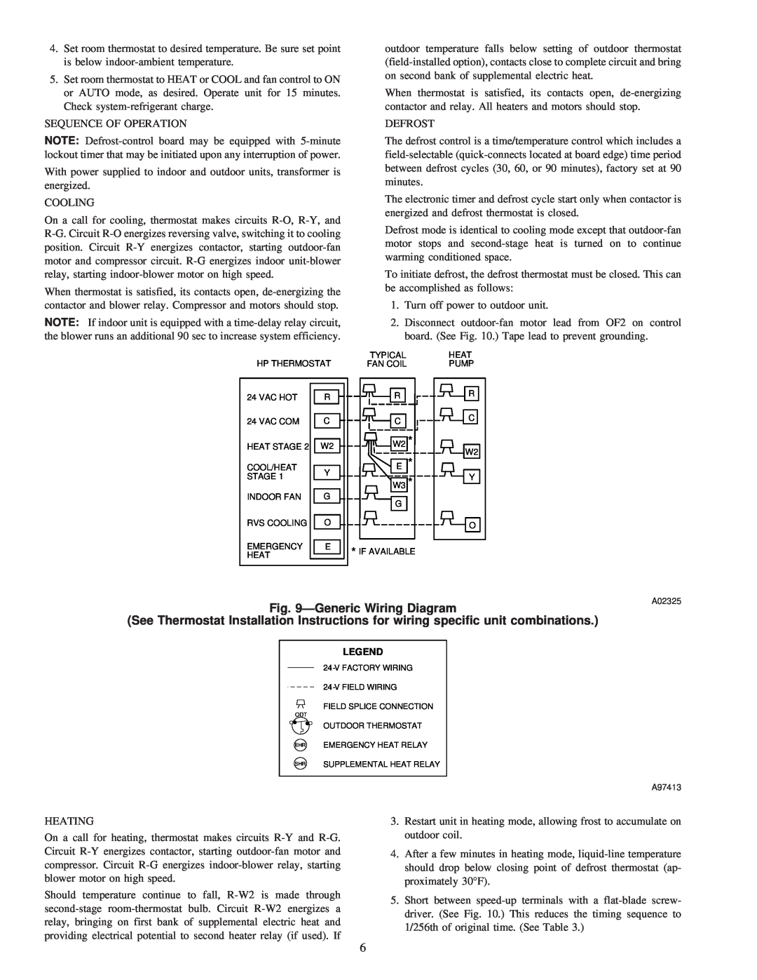 Carrier 38BYC, 38BYG instruction manual GenericWiring Diagram 