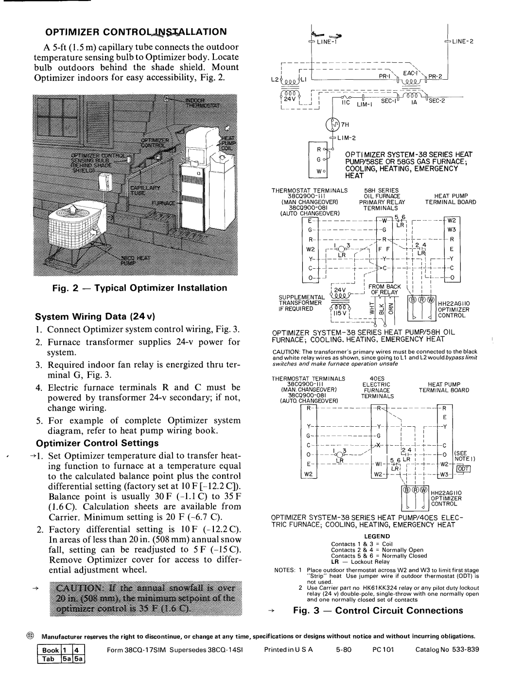 Carrier 38CQ manual 