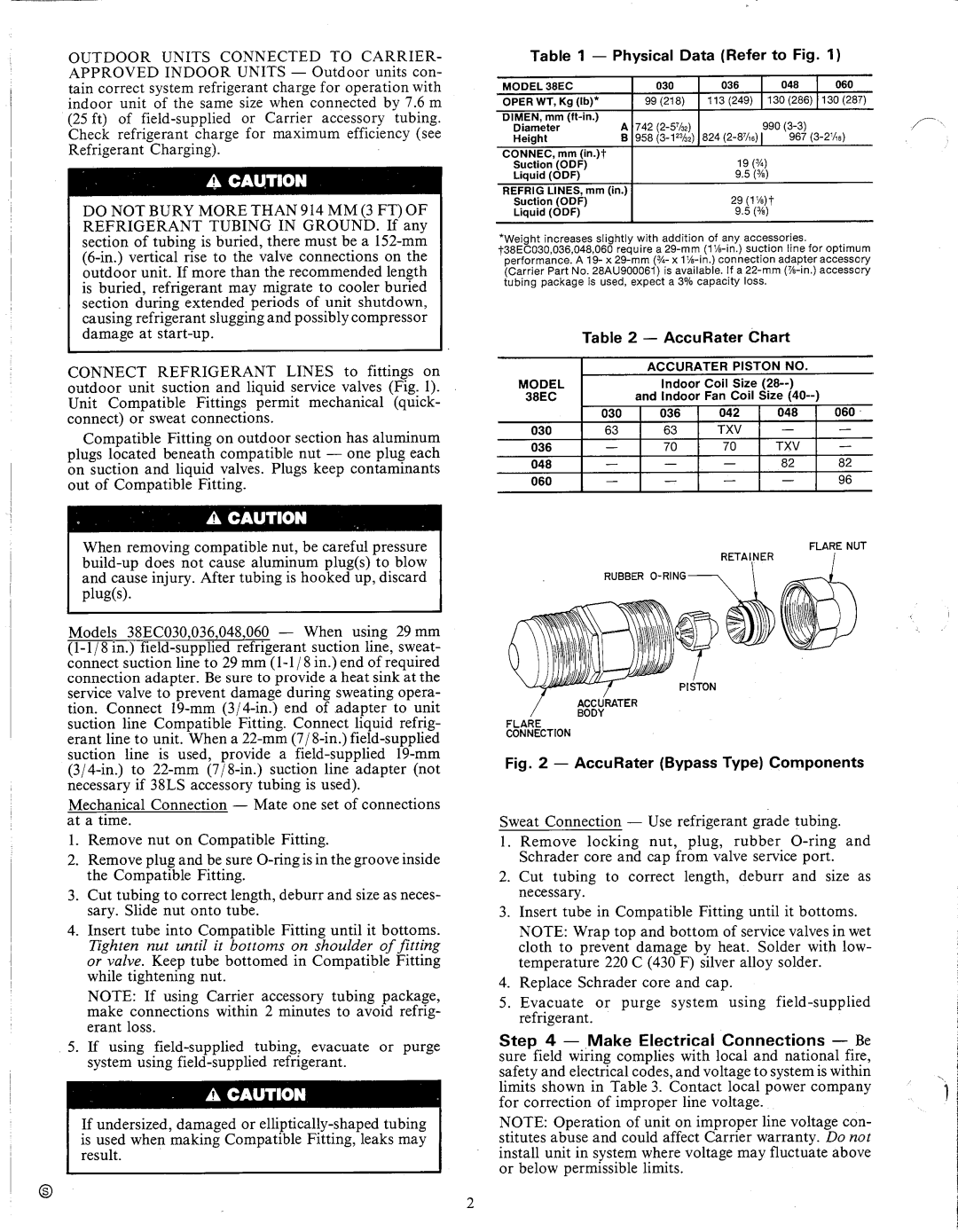 Carrier 38EC manual 