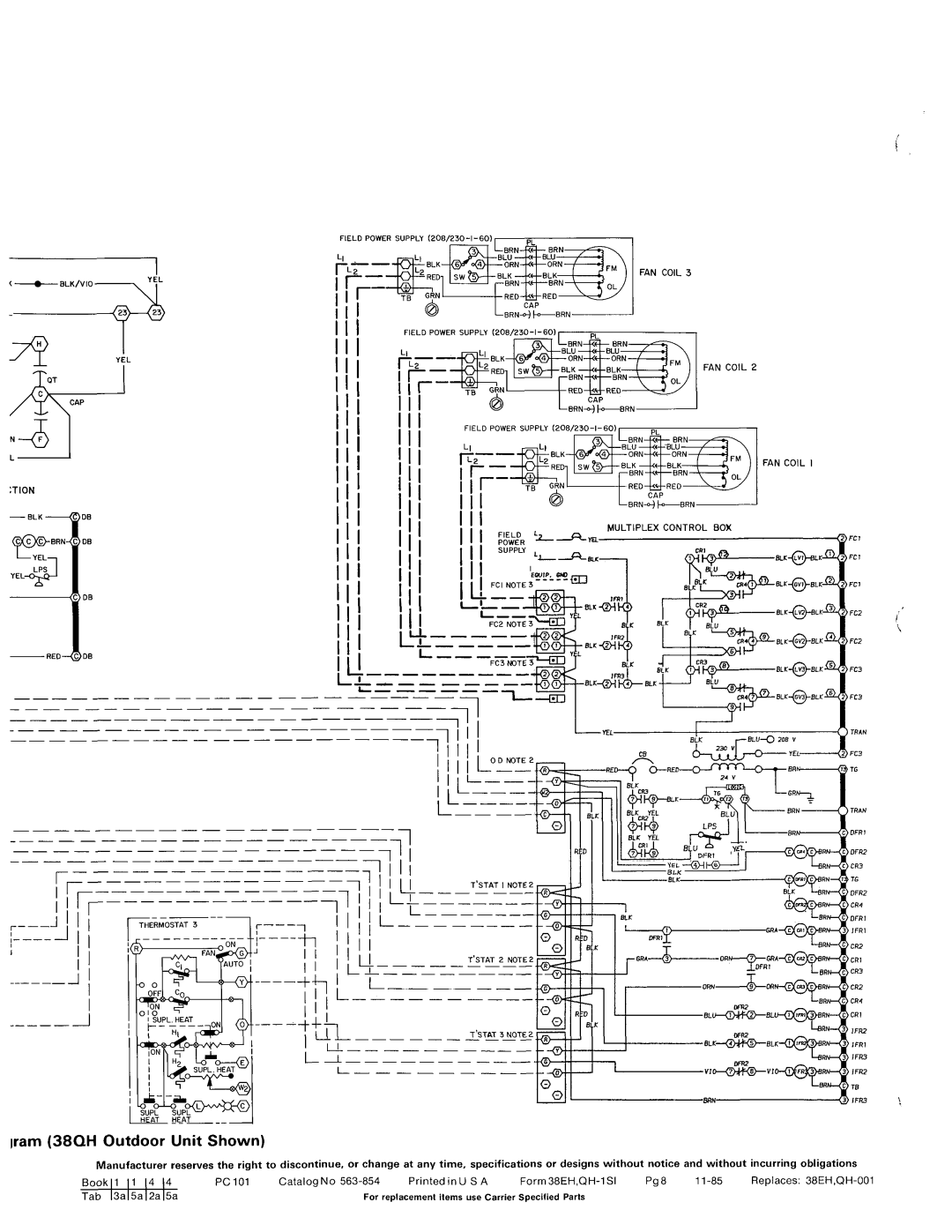 Carrier 38EH manual 