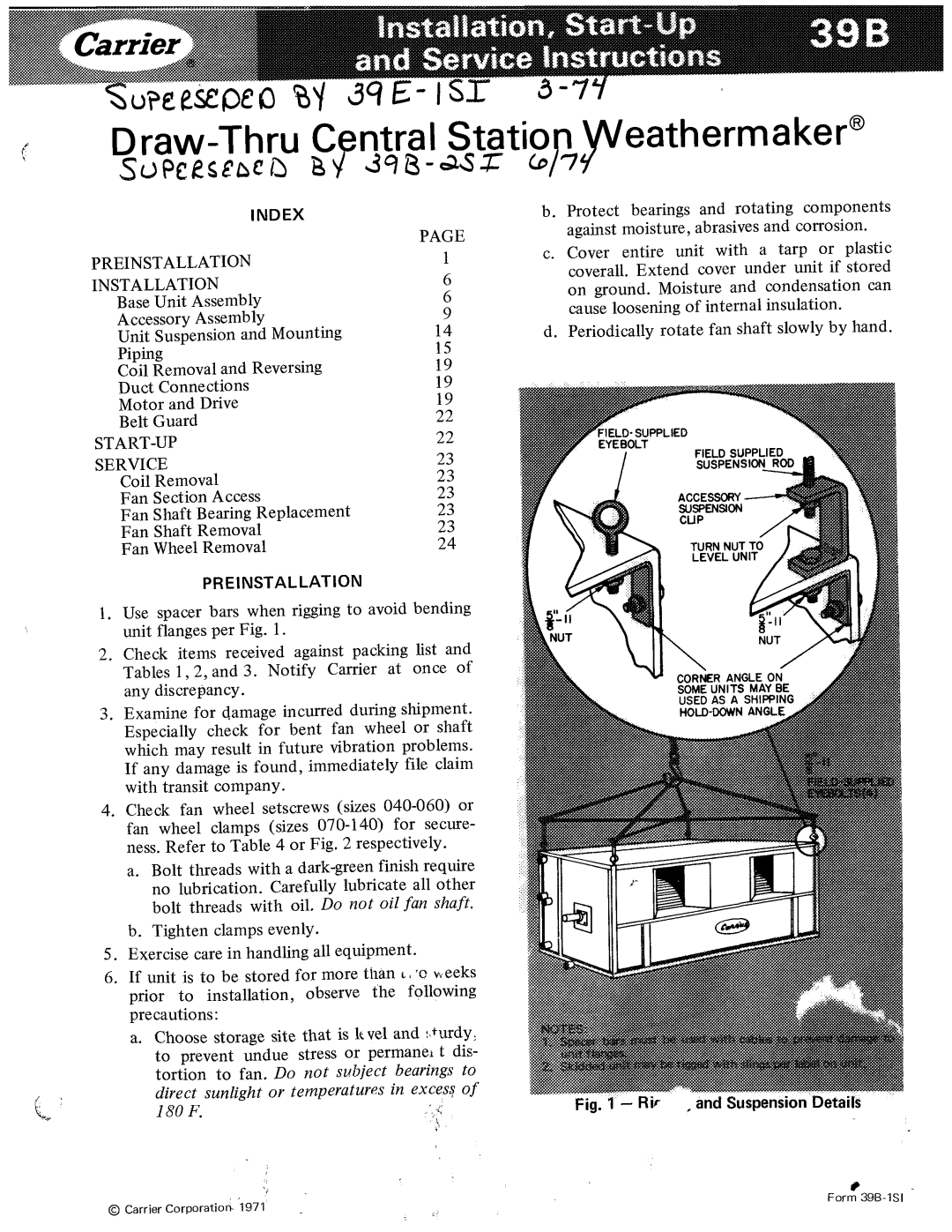 Carrier 39B manual 