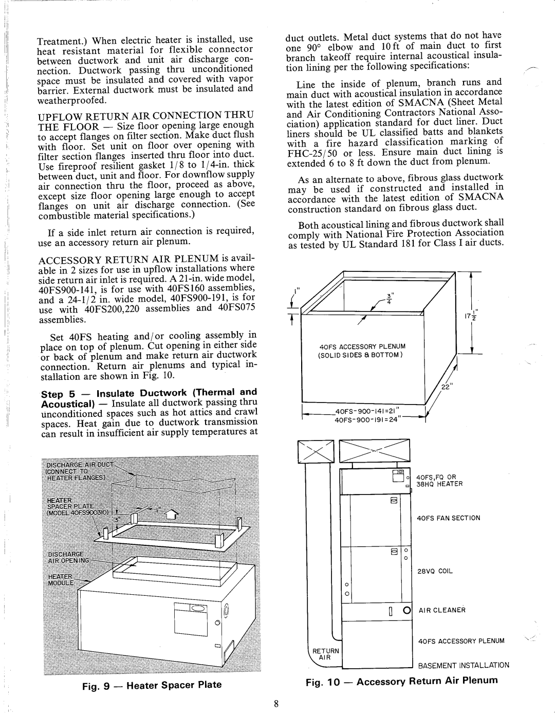 Carrier 40FS manual 