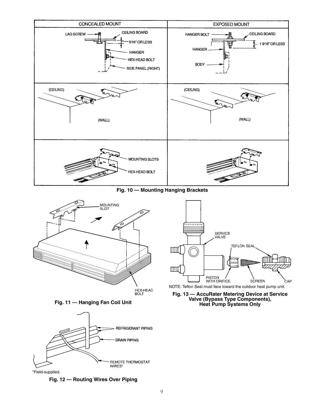 Carrier 40QA024-060 specifications Mounting Hanging Brackets 