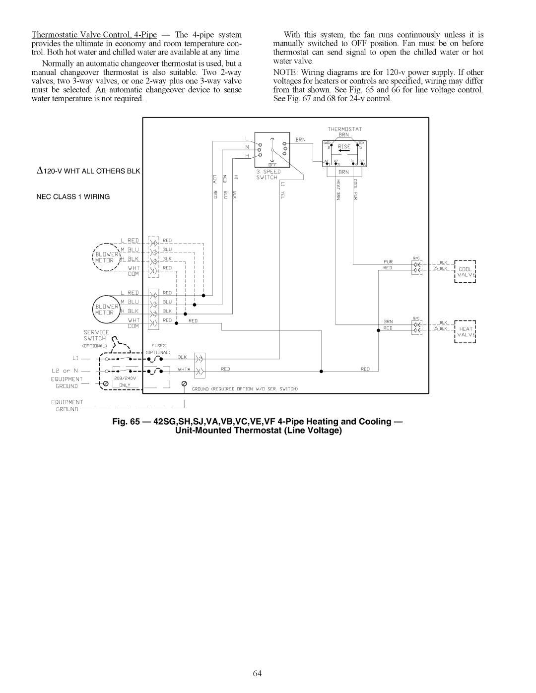 Carrier 42C, 42S, 42D, 42V specifications A42-4079 