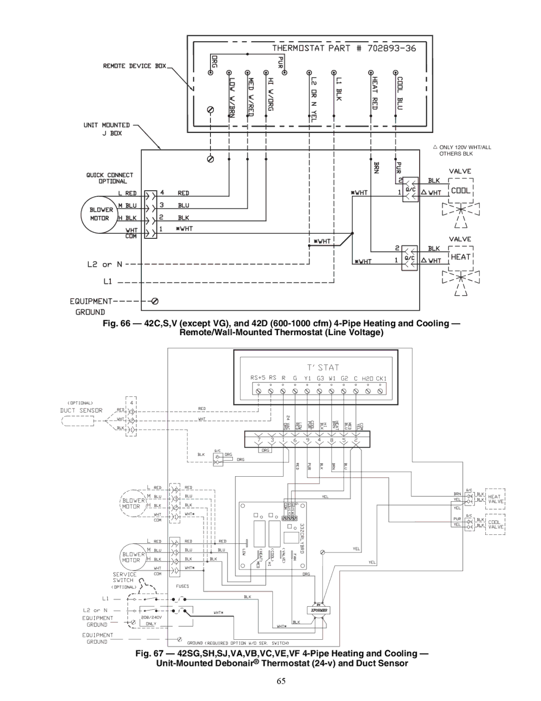 Carrier 42S, 42C, 42D, 42V specifications A42-4078 