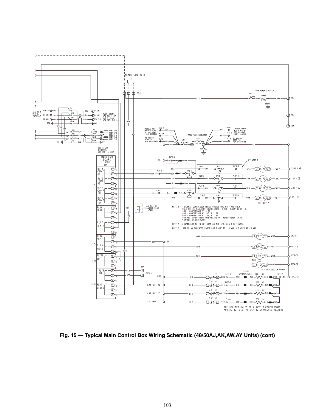 Carrier 48/50AJ specifications 103 