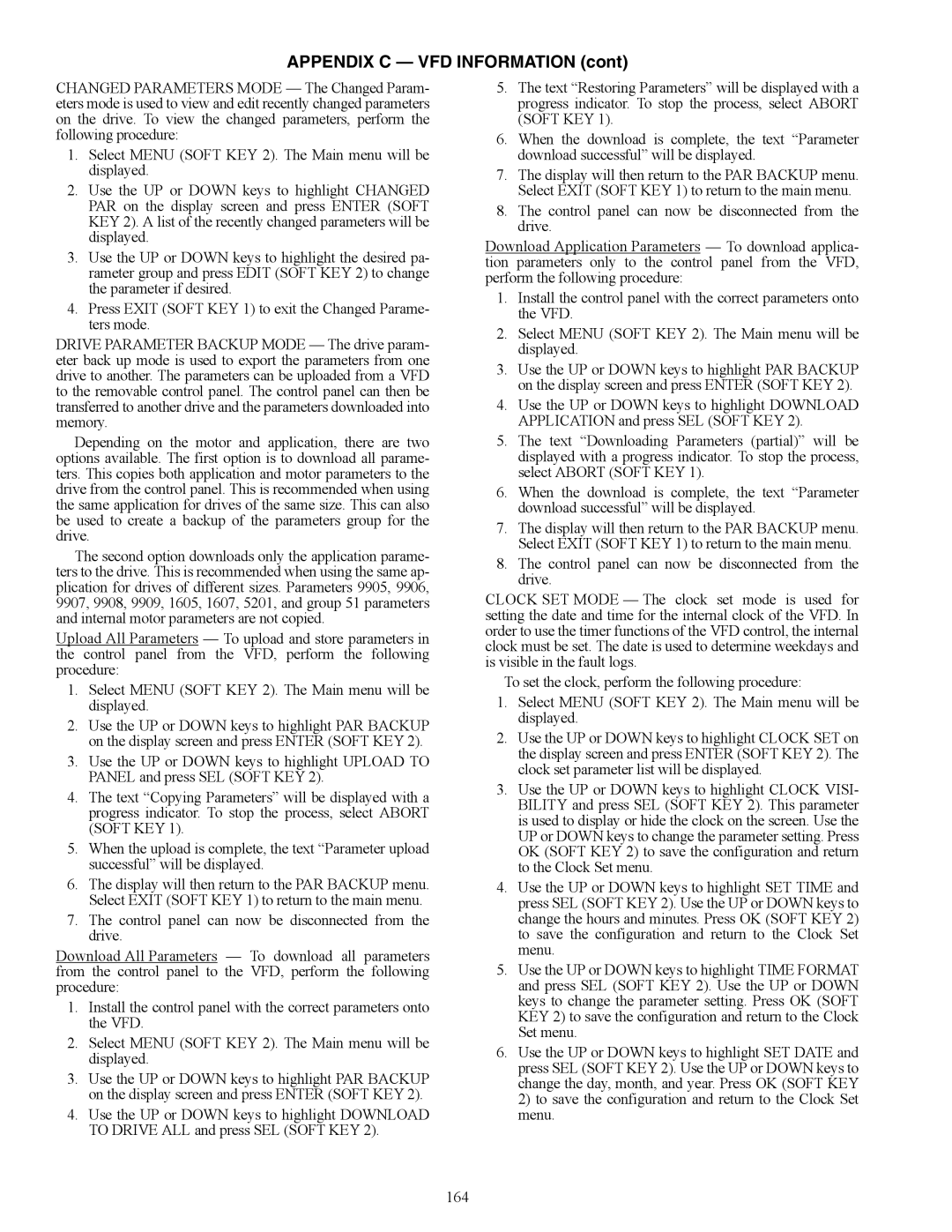 Carrier 48/50AJ specifications Appendix C VFD Information 