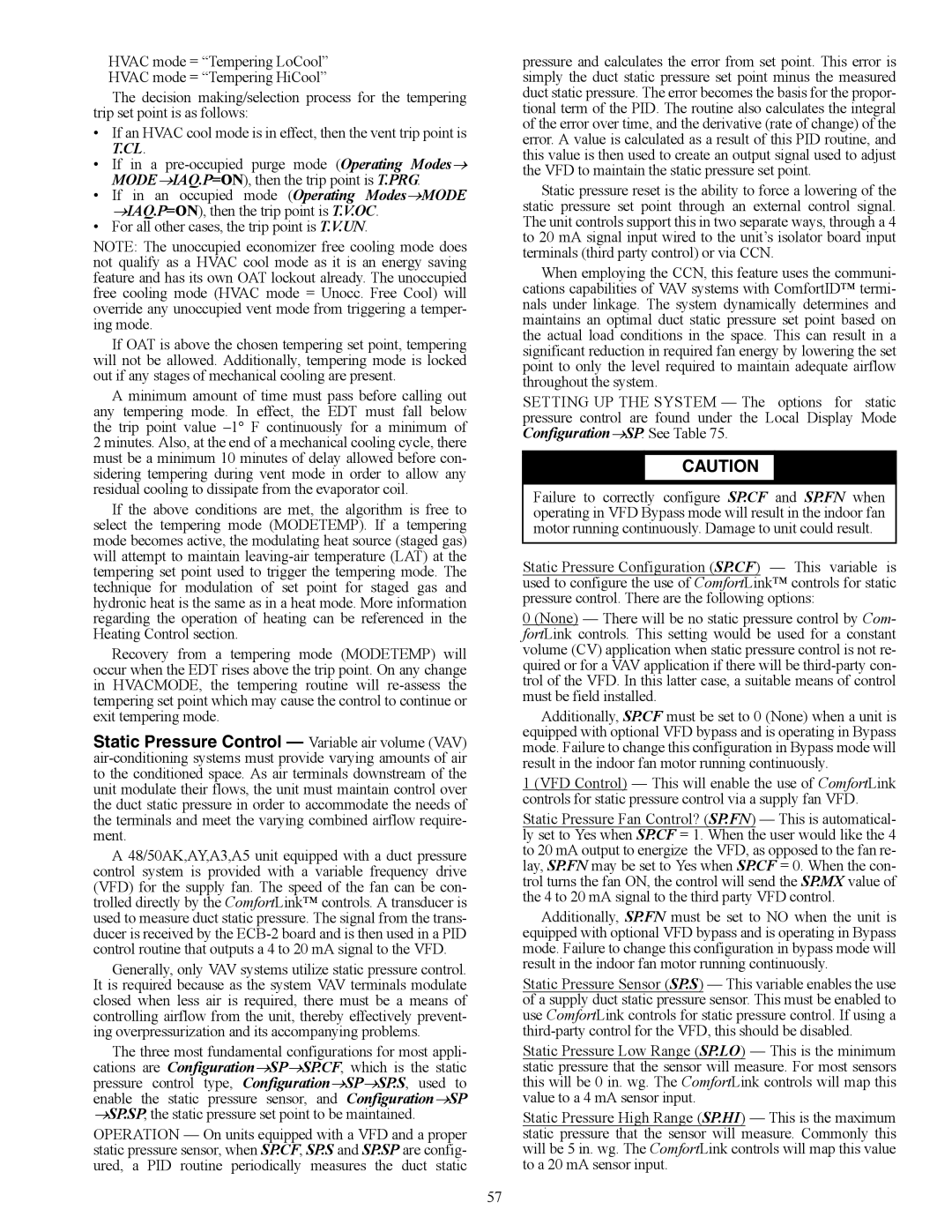 Carrier 48/50AJ specifications 