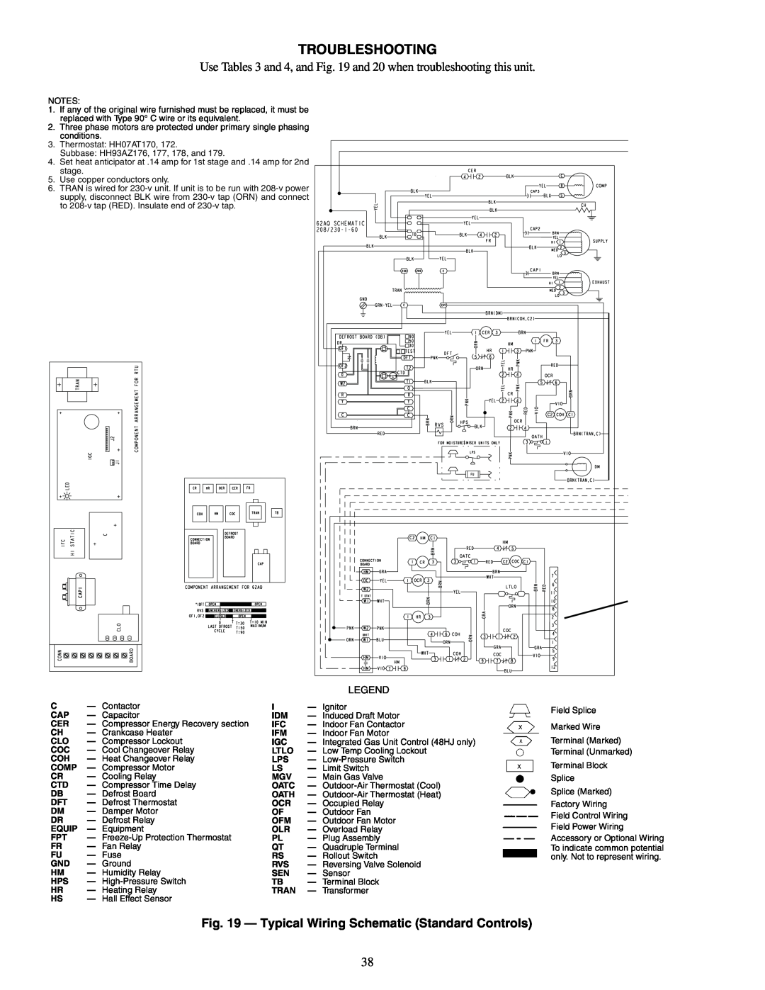 Carrier 48/50HJ004-014 specifications Troubleshooting 