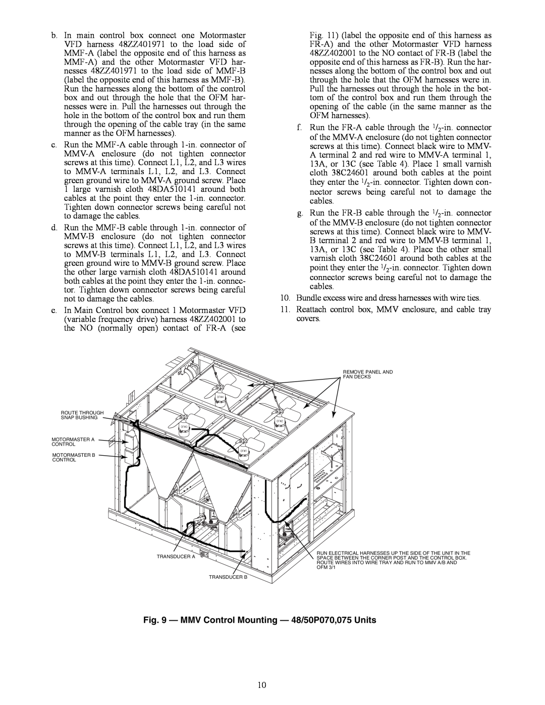 Carrier 48/50P3, 48/50P4, 48/50P2, 48/50P5030-100 installation instructions a48-8567 