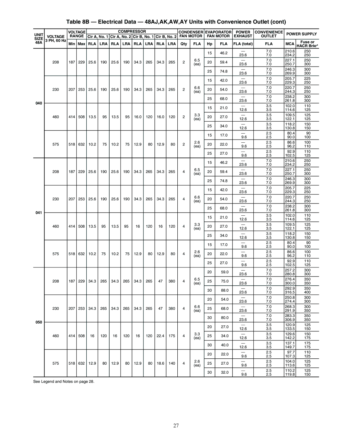 Carrier 48AJ installation instructions 040 