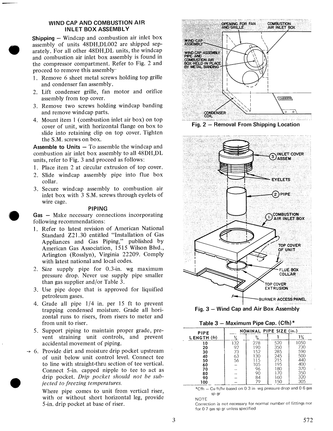 Carrier 48DH, 48DL manual 