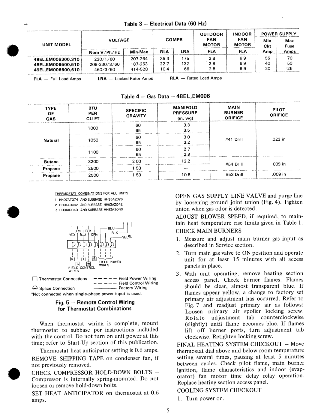 Carrier 48EL manual 